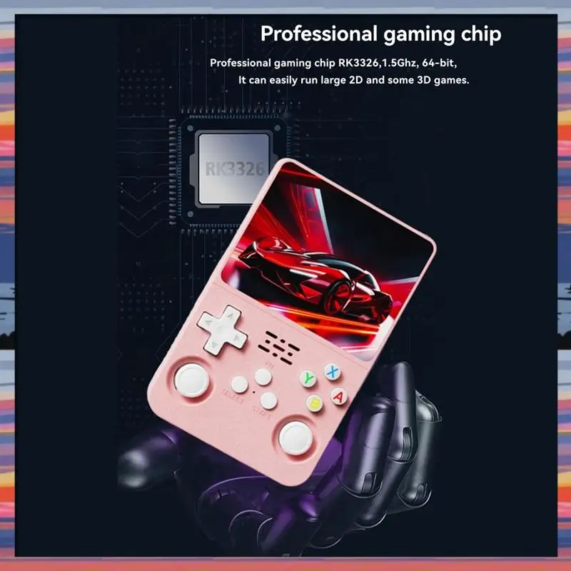 AC18 (garanti) K36S R36S Console de jeu rétro 3.5 pouces écran IPS 64GB stockage Linux WIFI lecteur de jeu de poche Portable pour les enfants G