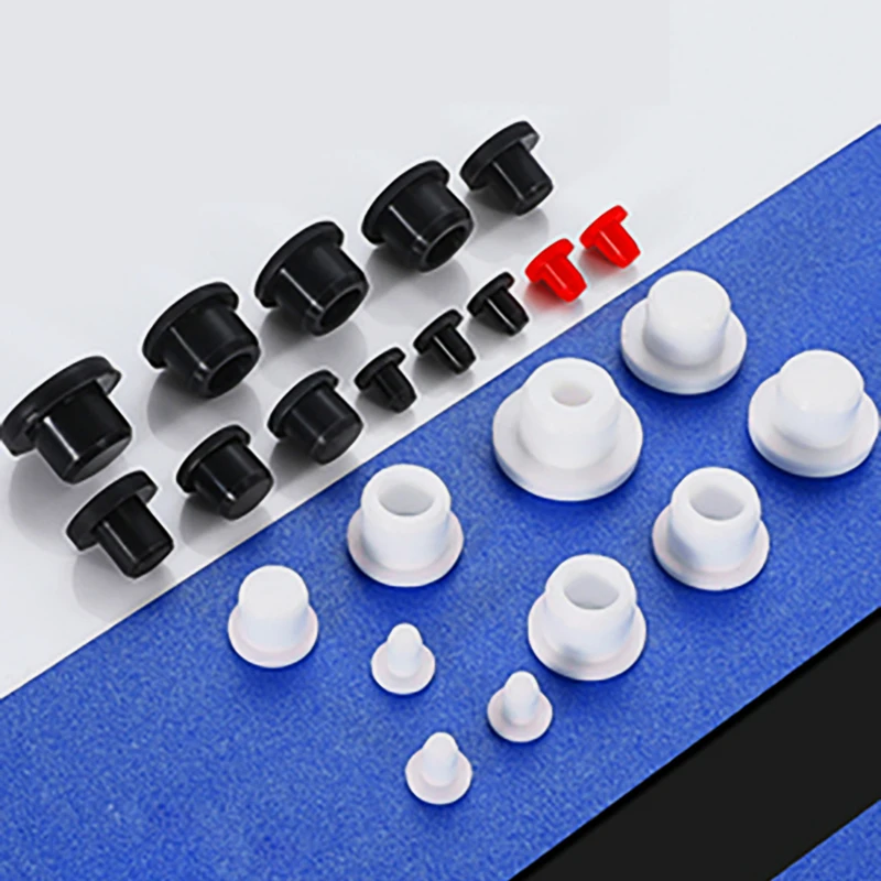 Rubber plug Silicone White Joint Protective Stopper Plugs Hide From View Washer Round Pipe Cap Ring Hole Deodorization Tube PVC