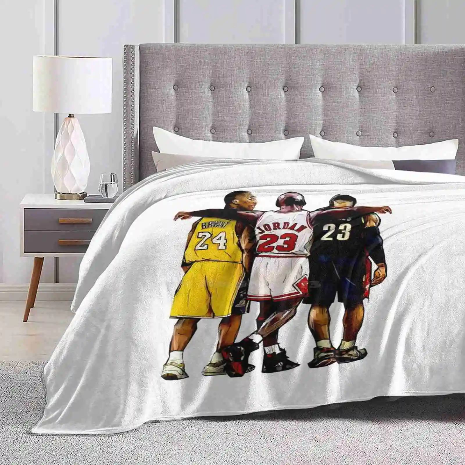 Together Fashion Soft Warm Throw Blanket 23 Basketball Cool Forever 45 Michael Number Corner Jump Corner Health