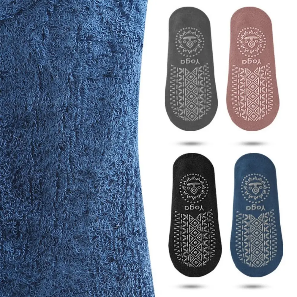 Stylish Breathable Yoga Socks Non-Slip Silicone Pilates Socks Cotton Ballet Dance Socks Workout