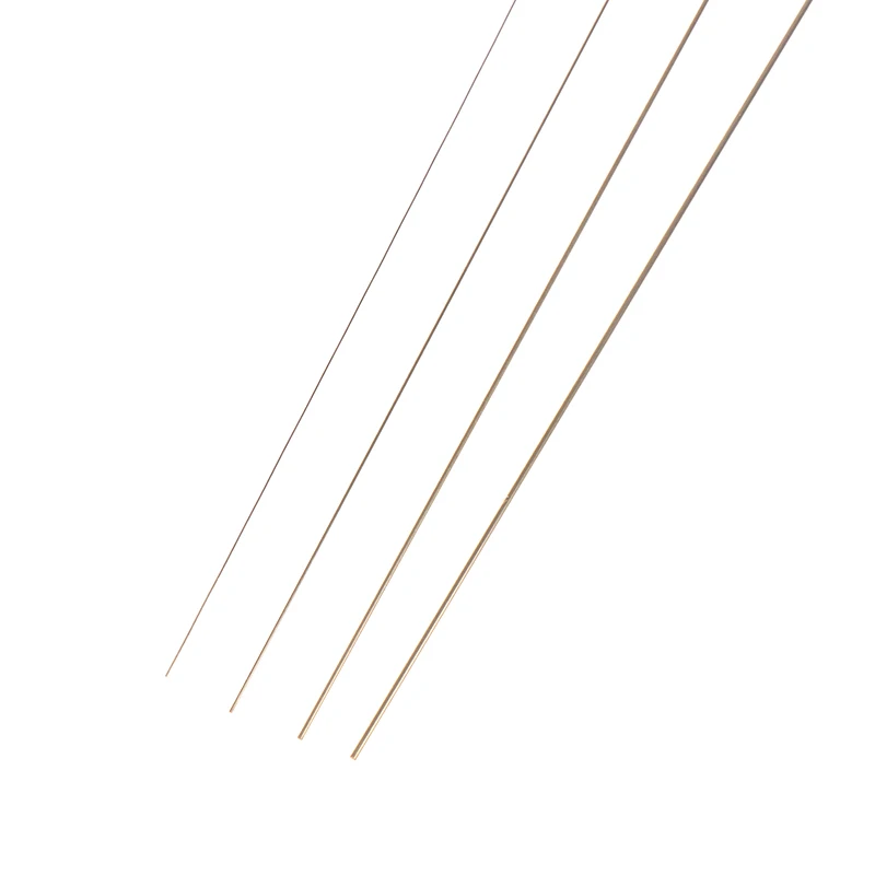 Confezione premium da 100, tubi in ottone e rame da 0,3/0,5/0,8/1,0*400 per il taglio migliorato dei fili in perforatrici per elettroerosione