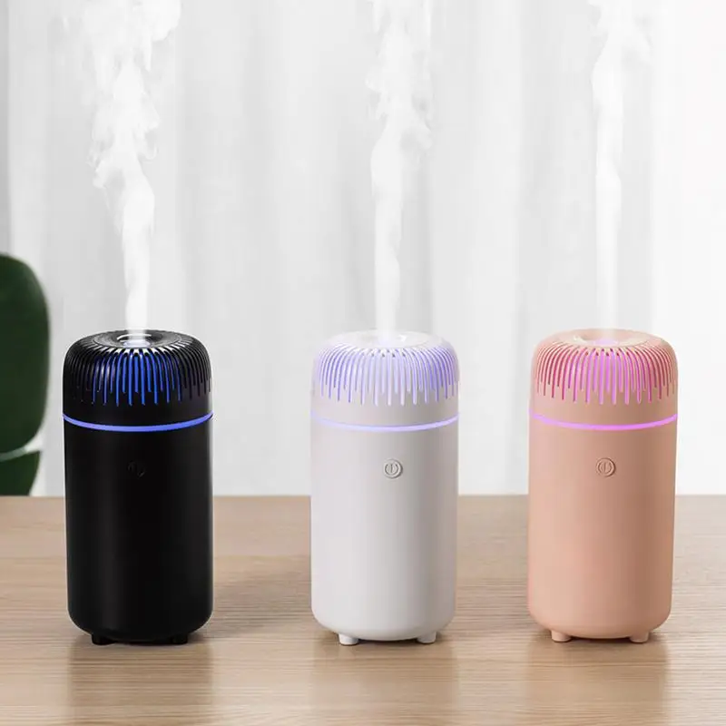 USB  Car Air Humidifier Aroma Diffuser Mini Aromatherapy Romantic Light USB Aroma Essential Oil Diffuser Home Car Air Purifier