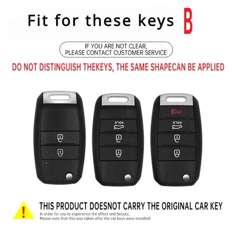 Zinc alloy car Key Case Cover Shell For KIA Rio 3 K2 Ceed Cerato K3 K5 Sorento Sportage Soul K4 Picanto Optima Forte Stinger