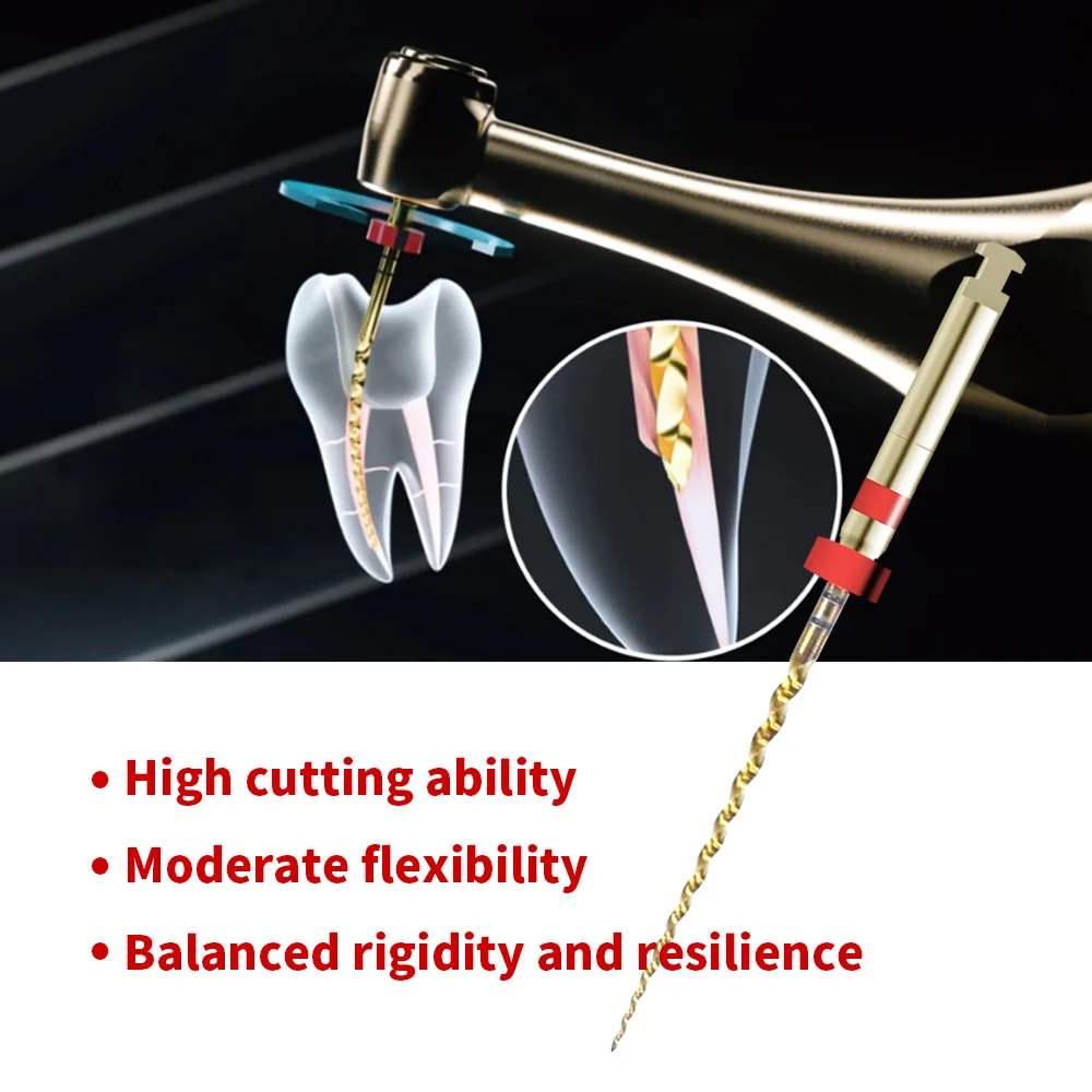 6 PCS/Pack Dental Endodontic Rotary Files Dentist Niti endo files Material dentistry