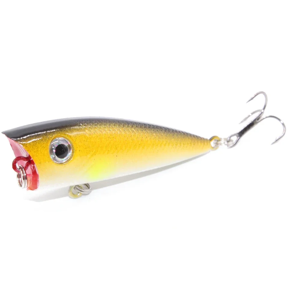 New Arrival 1pcs 7g 6.8cm Mini Popper Fishing Lures 3D Eyes Bait Crankbait Wobblers Tackle Isca Poper Japan artificial hard bait