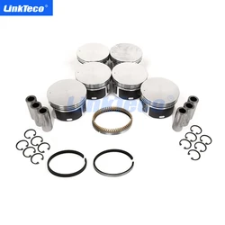 6pcs Engine Parts Pistons & Rings Kit 3.7 L EKG 02-10 Gas For DODGE DAKOTA DURANGO NITRO JEEP COMMANDER CHEROKEE Liberty RAM