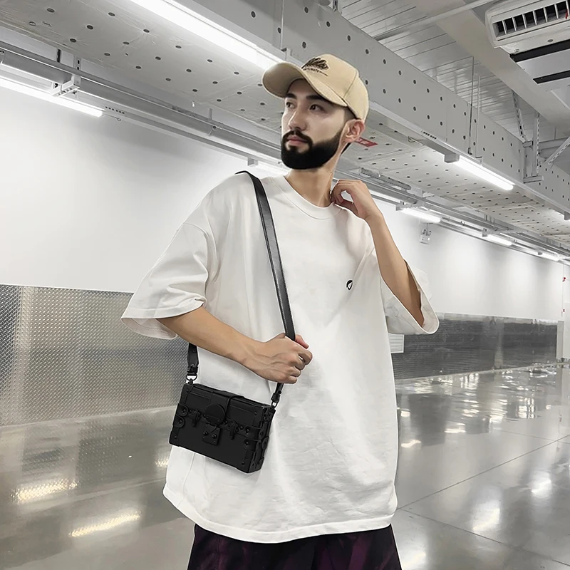 

Couple's Sling Bag Hard Shell Waterproof Crossbody Bag for Dating Shopping Outing Camping Commuting Fashion Shoulder Bag As Gift