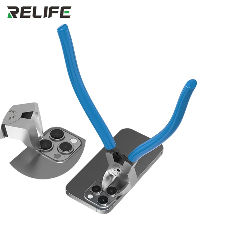 RELIFE RL-112B 90° Right Angle Flat-nose Pliers For Phone Repair Cutting Tools Dismantle Rear Camera Frame Iron Ring Maintenan