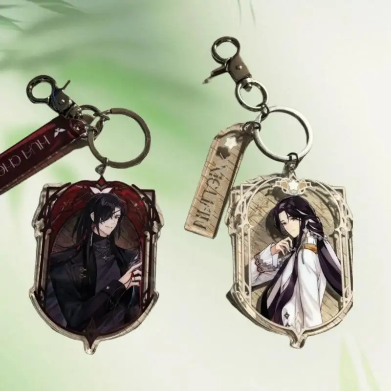 Fashion Anime Heaven Official's Blessing Keychain Tian Guan Ci Fu Hua Cheng Xie Lian Keyring Arcylic Pendant Bag Decoration Gift