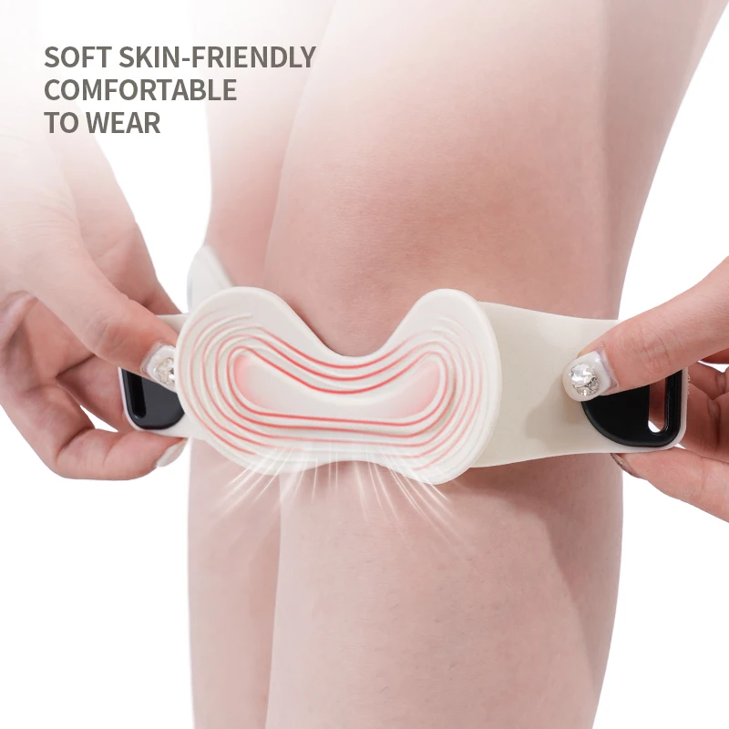 1 szt./2 szt. Profesjonalny stabilizator kolana Gounod do biegania, jazdy na rowerze, koszykówki, treningu, ćwiczeń na świeżym powietrzu, fitnessu, z regulowanym paskiem, wytrzymały — zdjęcie 7