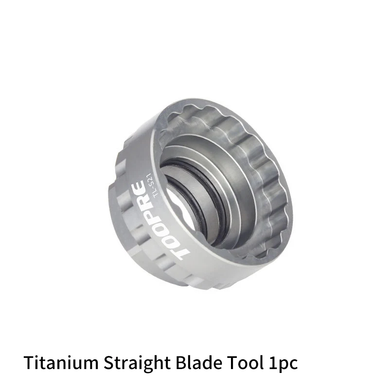 TOOPRE 12-Gang Direct Mount Dental Disc Tool für Shimano M7100/M8100/M9100 XT Zahnscheibe Aluminiumlegierung Installationshülse – Detail 6