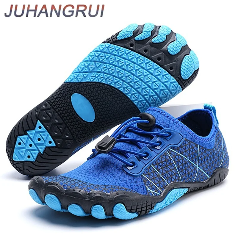 Quick-Dry Aqua Shoes Women Men Barefoot Water Shoes Anti-Slip Outdoor Beach Shoes Upstream Wading Swimming Shoes Sneakers Unisex