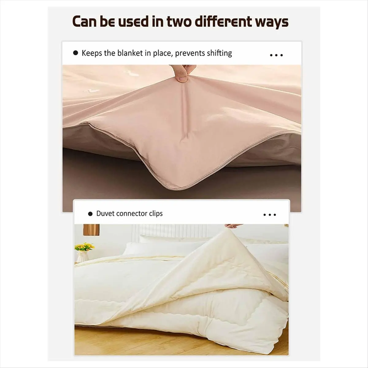 A008 Duvet Snaps to Hold Comforter,Duvet Clips Fasteners Inside,Hacks to Keep Duvet Cover in Place,Quilt Clips,16sets