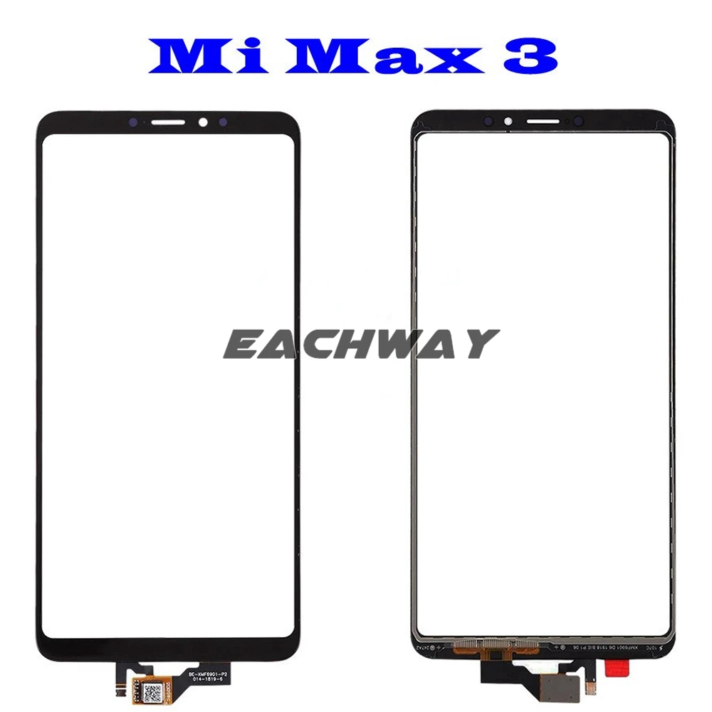 For Xiaomi Mi MAX 2 Touch Screen Panel Glass Sensor Digitizer MAX3 MAX2 Pro Prime Repair Replace For Xiaomi Mi MAX 3 Touch Panel