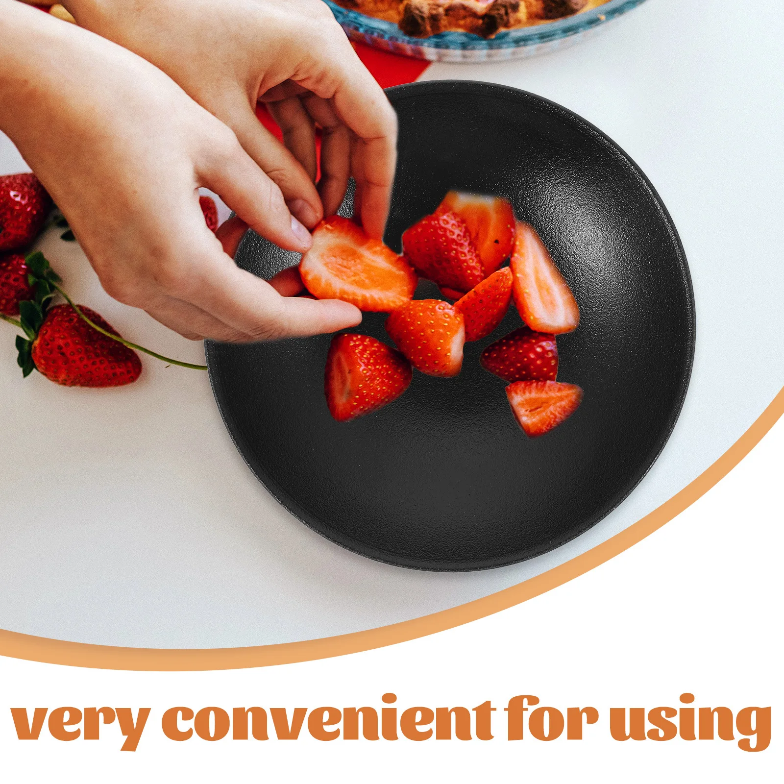

Ceramic Footed Fruit Tray Solid Practical Storage Bright Color Design Dessert Serving Tray for Home Kitchen Banquet