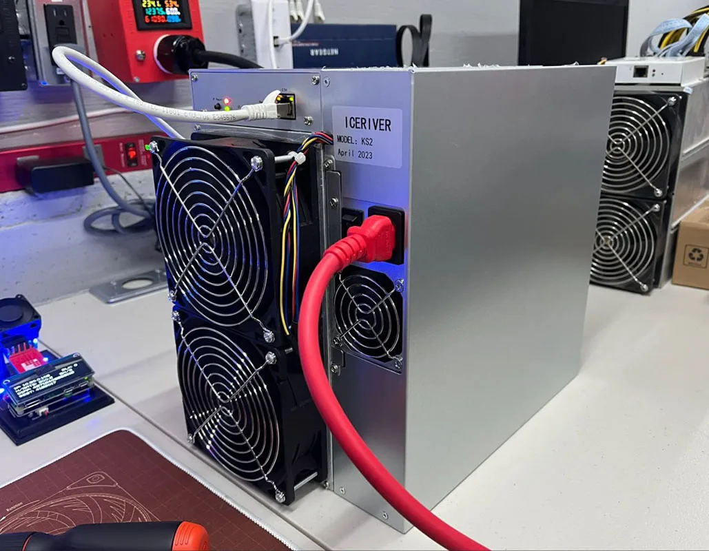 2024 IceRiver KS2 2-й бренд, новая майнерная машина Asic Kaspa KAS Miner 2000Gh 1200 Вт с блоком питания, высокая выгода