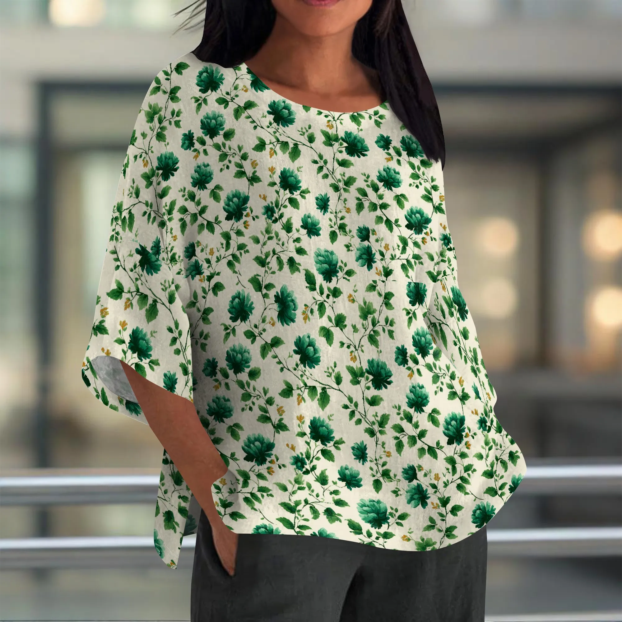 

Womens Plus Size Tops Short Sleeve Tunic Crew Neck Shirts Summer Casual Loose Blouse