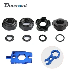 Threaded Aluminum Rings for Bicycle F/V A/V Valve Fastening Schrader Presta Service Nuts Washers Rim Protective Pads