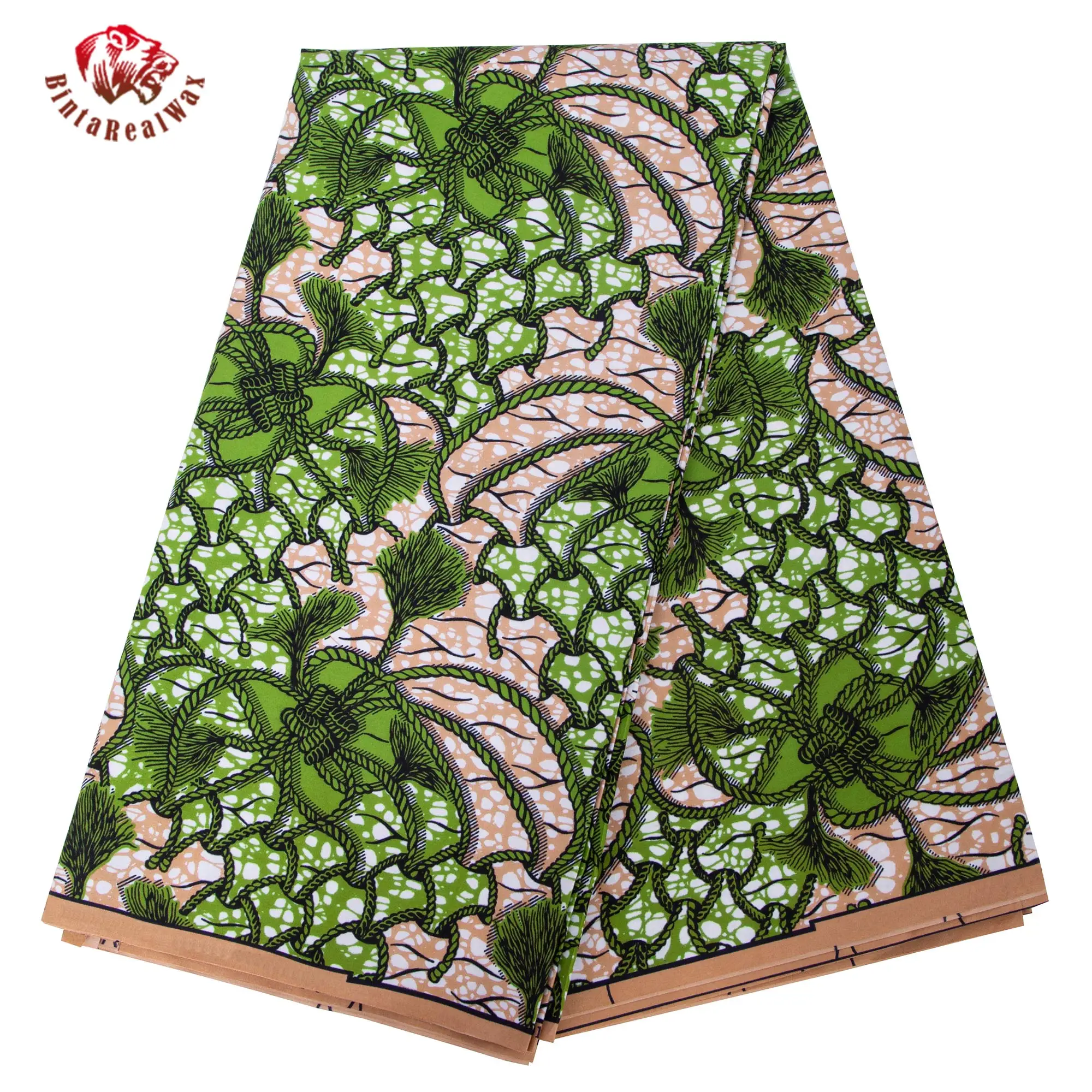 Africa Fabric BY The Yard Polyester Sewing Material High Quality 3/6 Yards Fabrics for Party Dress FP6717