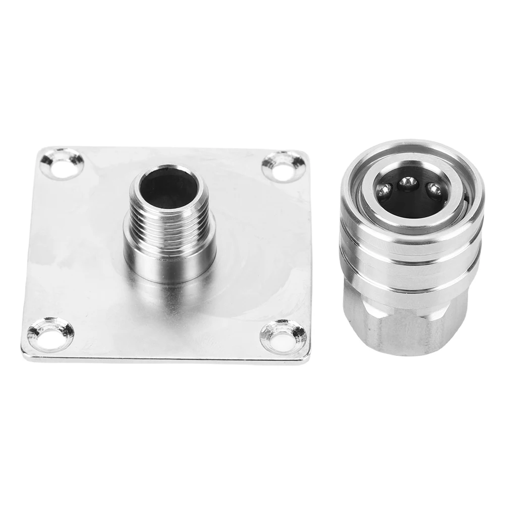 Foam Cannon Nozzle Water Gun Holder 1/4 Quick Connector Wall Mountable Pressure Washer Accessories Non Self-Locking Storage Rack