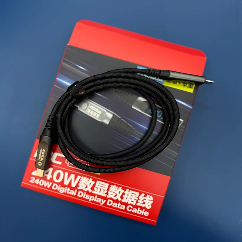 

I2C 240W Digital Display Data Cable 50W Compatible for iPhone 17 Fast Charging Cable Dual Type C