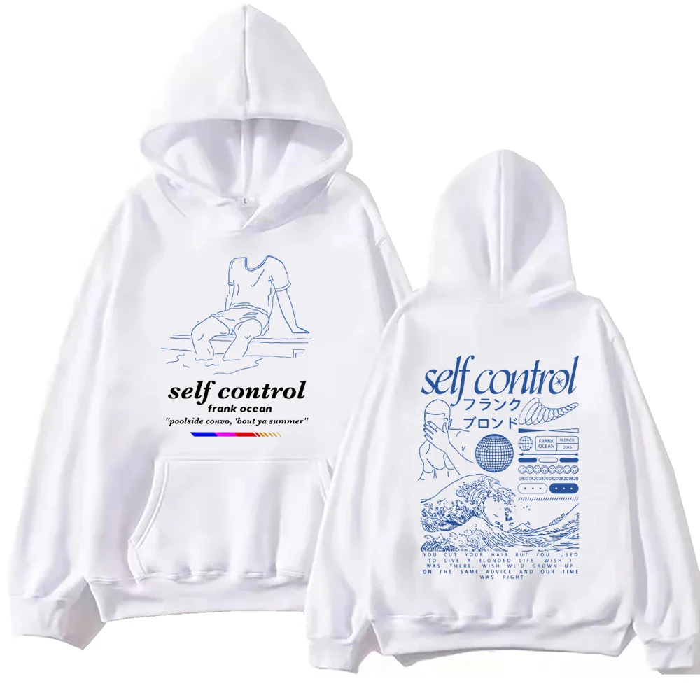 

Frank Ocean Blond Self Control Hoodie Harajuku Hip Hop Pullover Tops Sweatshirt Fans Gift