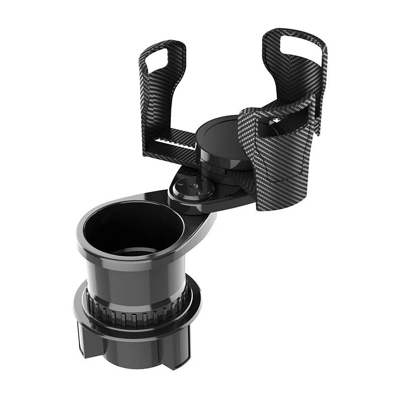 Multifunctional Car Mounted Cup Drink Holder Split Into Two Parts Car Cup Holder Expander Rotating Car Mounted Cup Holder