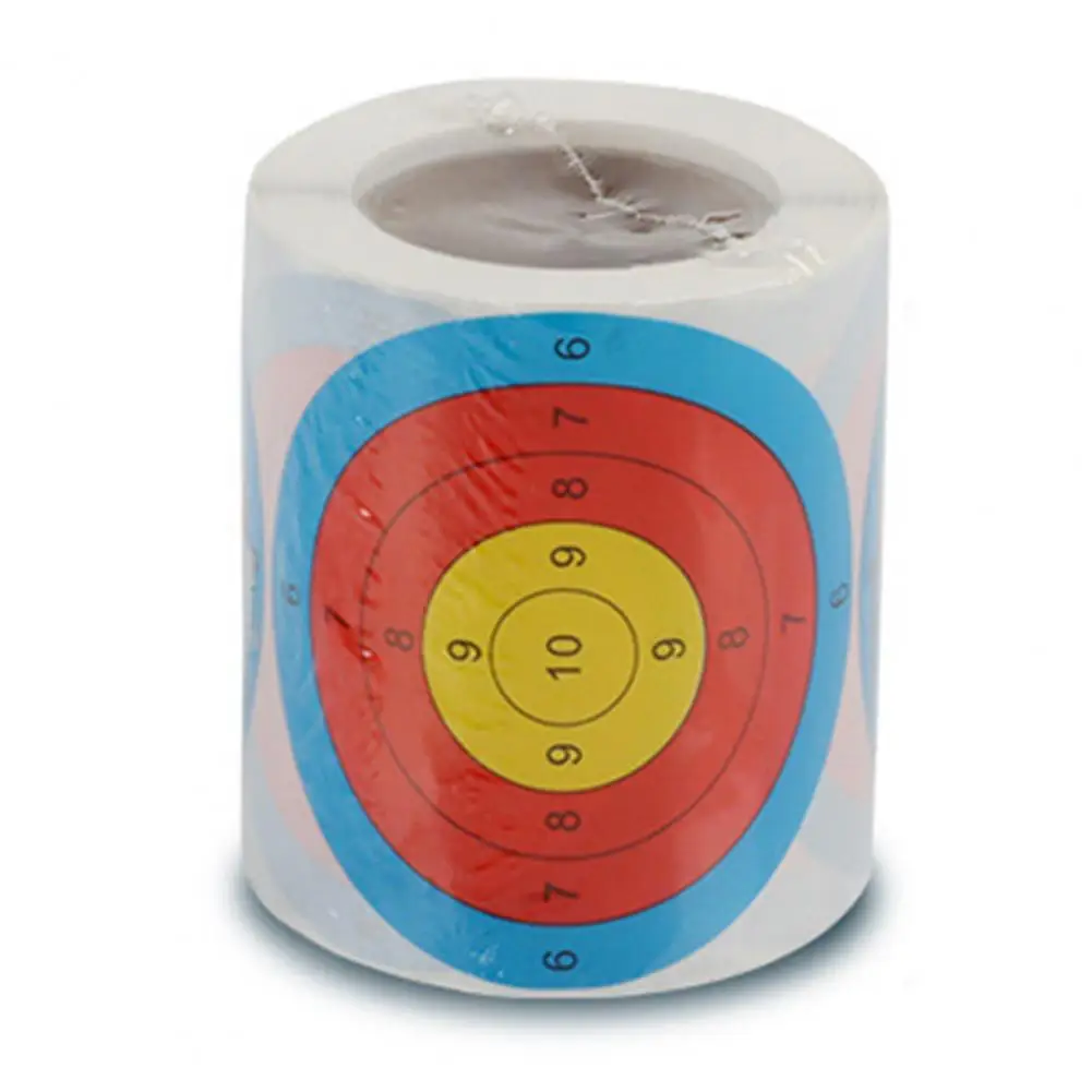 Colorful Target Sticker Portable Archery Target Sticker Paper with Strong Stickiness for Bow Practice Compact Size for Target