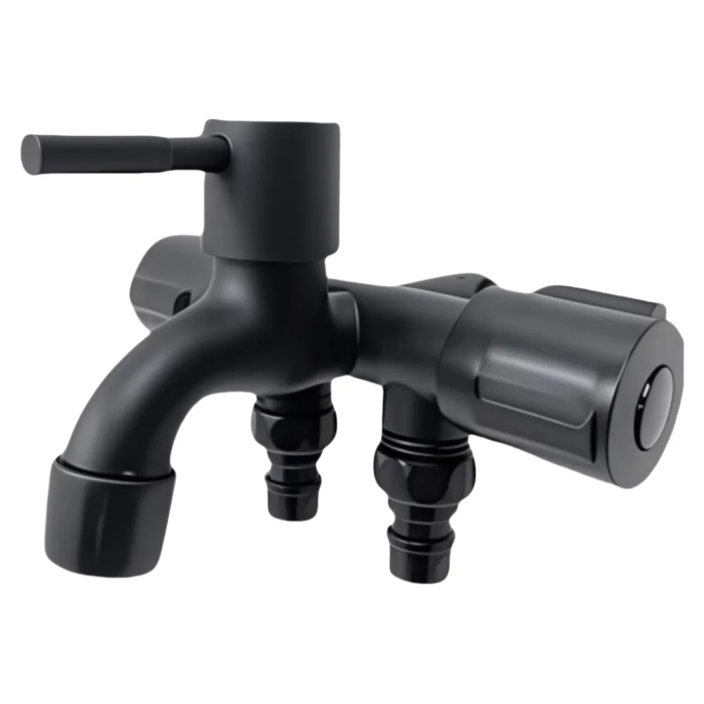 

High Quality 4 Way Faucet Alloy Anti-rust Faucet Valve Durable High Pressure Kitchen Faucet Home