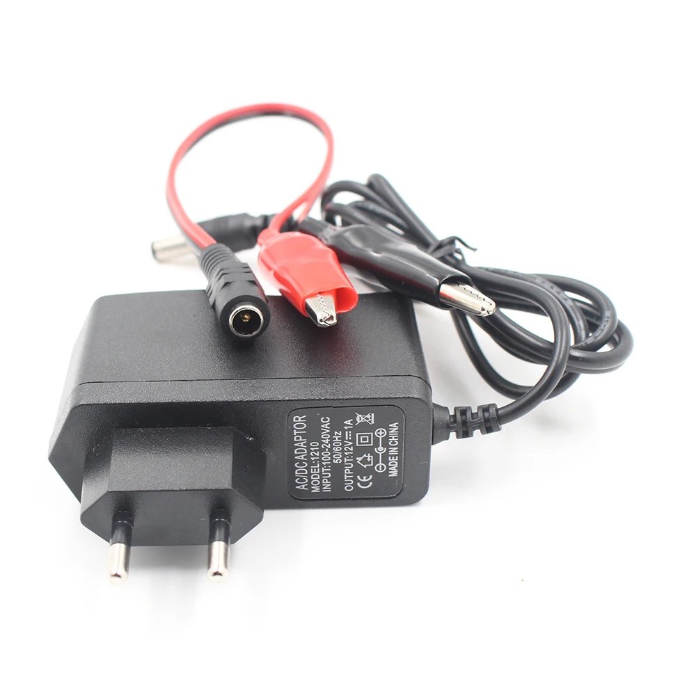 Universal Automatic 12V 1A 1000ma Battery Charger For Baby Buggy Children Toy Car Motorcycle Lead Acid Sealed Batteries EU/US