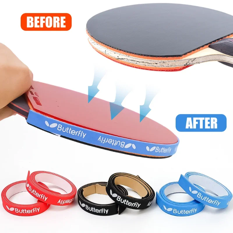 2-10PCS Self-adhesive Table Tennis Racket Edge Tape 45*1cm Thick Non-slip Table Tennis Racket Edge Protection Tape Accessories