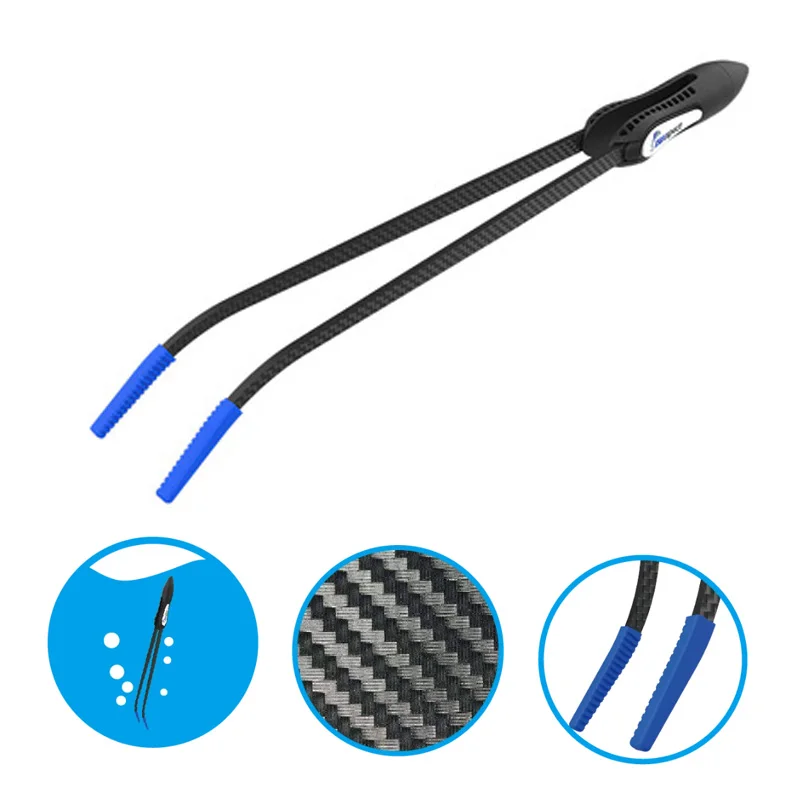 Carbon Fiber Coral Suspended Tweezers, Tweezers for Salt Water, Marine Tweezers, High Elbow, 357mm