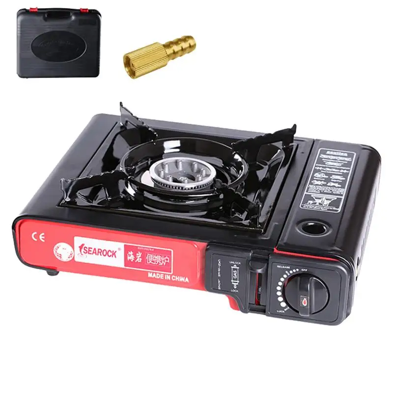 

Outdoor Grilling Cassette Furnaces Tetrane Stove With Windproof Single Burner 2.9KW Aluminum Burners For Travel Fishing Hiking