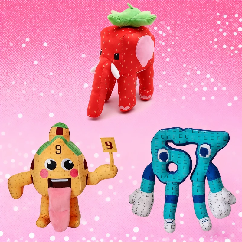 25cm STEAL A BRAINROT Bleu No. 67 jouet en peluche maison mignonne poupées jeu entourant bleu n° 67 jouets peluches pour enfants, cadeaux d'anniversaire