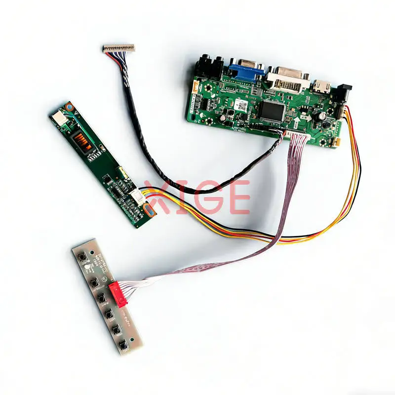 

Плата контроллера дисплея LCD для LP121SA LP104S5 B104SN01 LC121S1 800x600, 20-контактный LVDS HDMI+DVI+VGA, 1-CCFL, 800*600, DIY-комплект