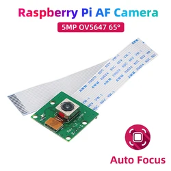 Raspberry Pi AF Camera 5MP OV5647 модуль камеры с автофокусом 65 ° 15Pin интерфейсом для RPi 5 4B 3B + 3B Zero 2 W