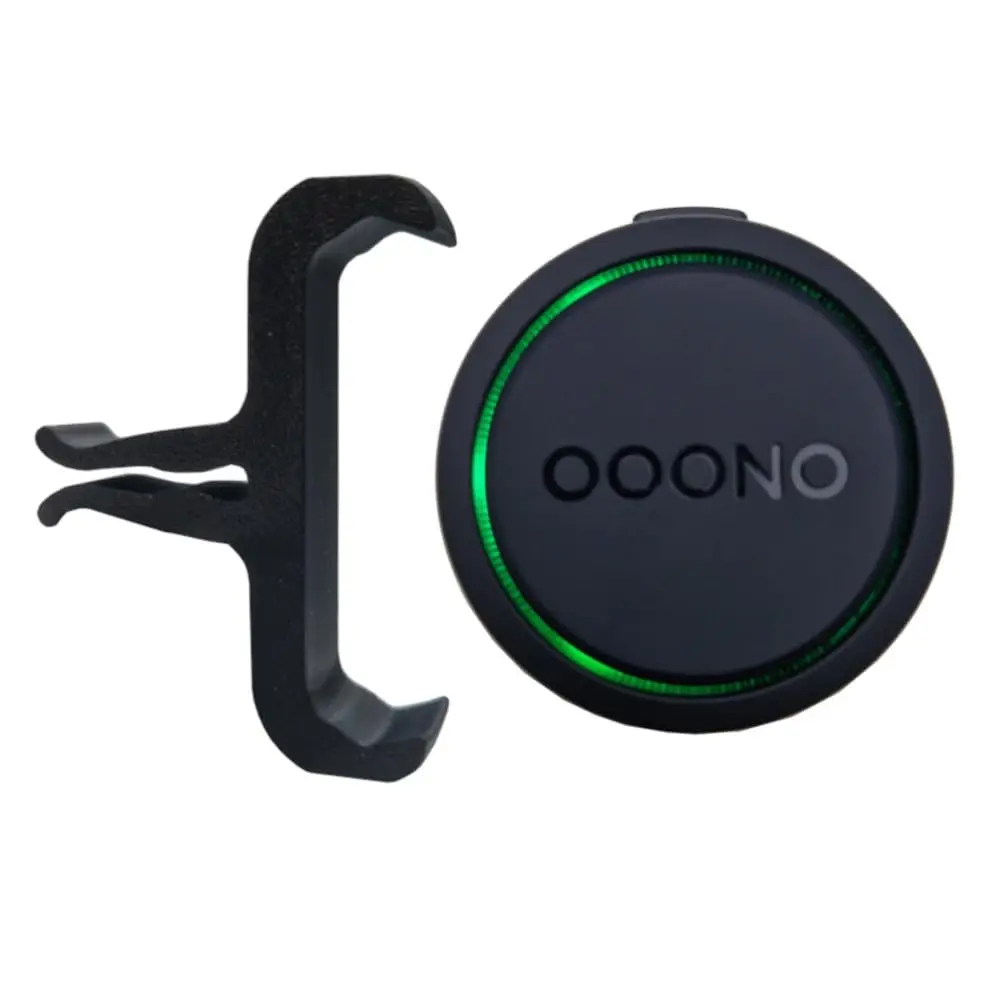 Holder for OOONO NO2 CO-Driver, for attaching to the ventilation grille, extra stable holder made of UV and heat-resistant mater