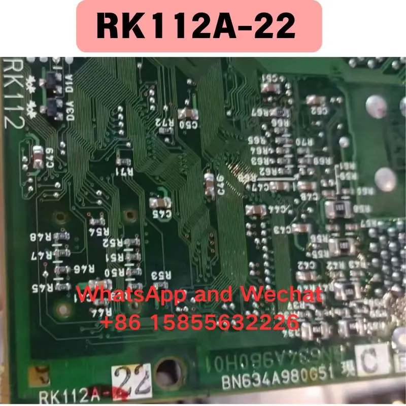Used OEM disassembled parts RK112A-22 CNC system circuit board Functional test OK Fast delivery