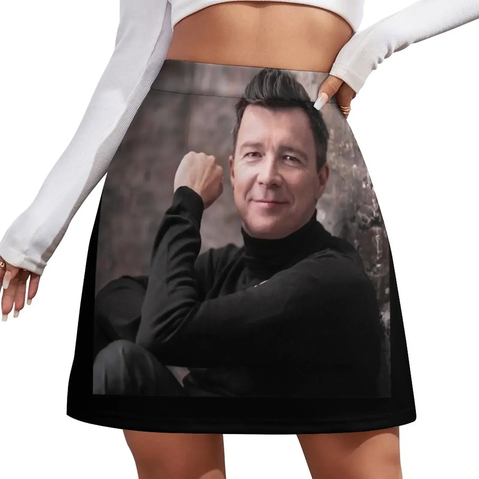 

For Mens Womens Berjudiituharam Rick Astley Halloween Mini Skirt Evening dresses clothes for woman