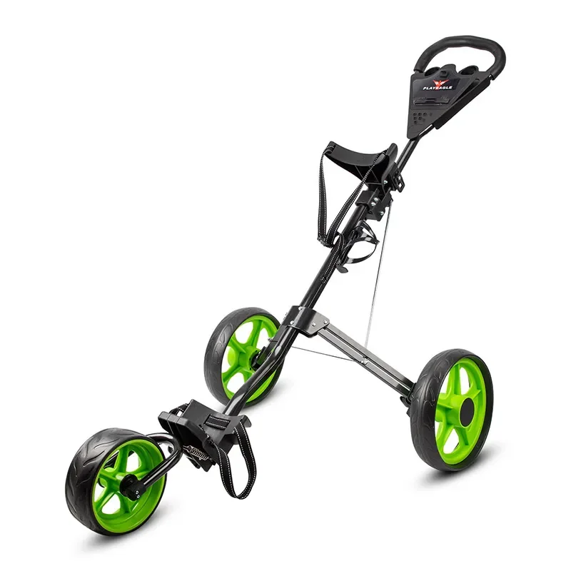 PLAY EAGLE 3 Wheels Detachable Portable Multi-function Golf Trolley Cart