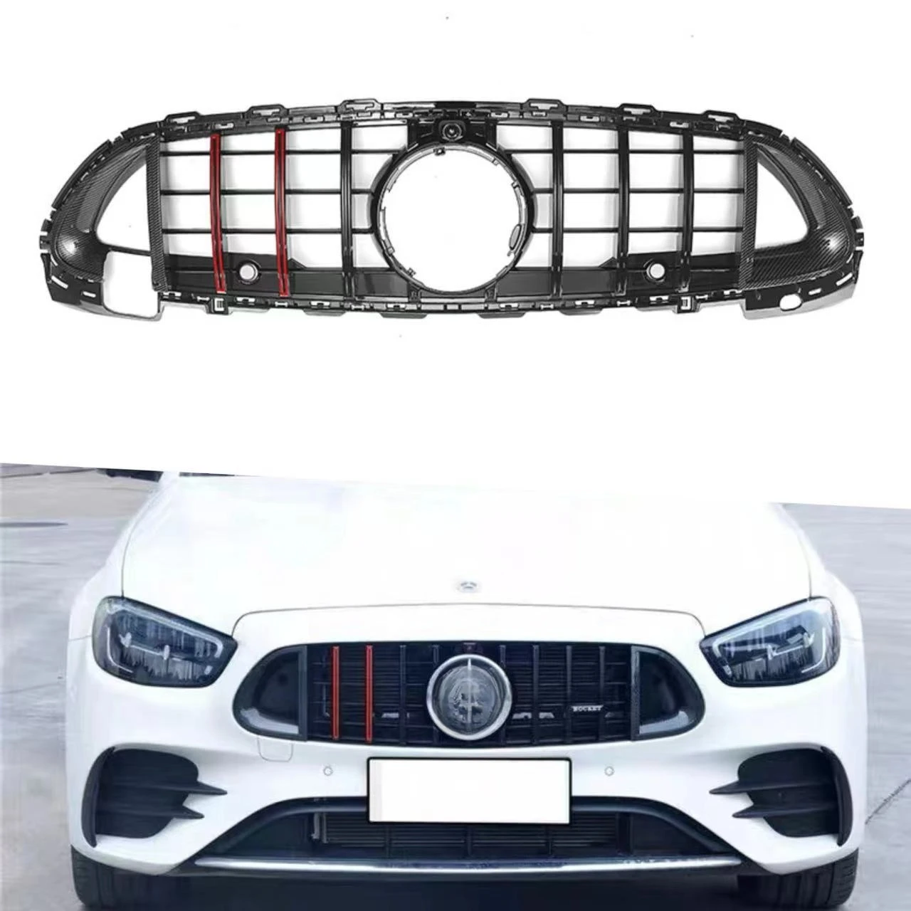 

For 2022-2025 C-Class W206 Modified Babos Model Grille Original Car Replacement