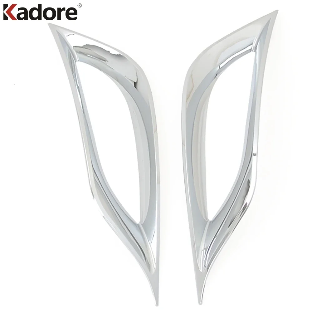 For Hyundai Sonata i45 2011 2012 2013 2014 Chrome Car Front Fog Light Lamp Cover Trim Head Foglight Bezel Trims Accessories - view 4