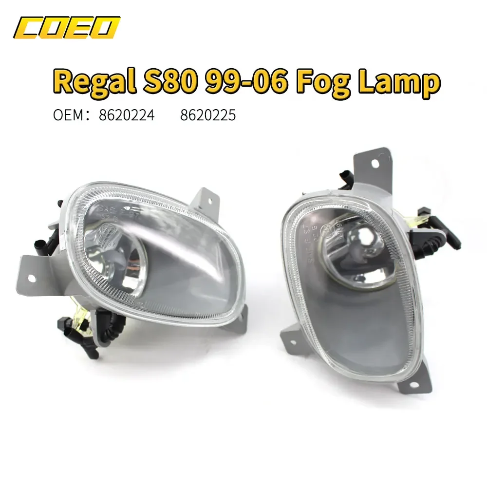 

Pair Left&Right Fog Lamp For Volvo S80 1999 2000 2001 2002 2003 2004 2005 2006 Front Bumper Anti Fog Light 8620224 8620225