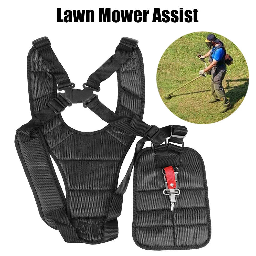 Adjusted Band Harness Strap Belt Double Trimmer Shoulder Power Pruner For Brush Cutter & Trimmer Garden Grass String Lawn Mower