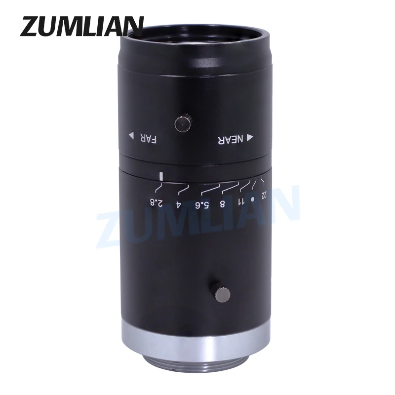 Compacte Hd Cctv Lens 5.0MP C-Mount 75Mm Lens Manual Iris Machine Vision Lens 1/1.8 "F2.8, Handmatige Focus Industriële Camera Lens Fa