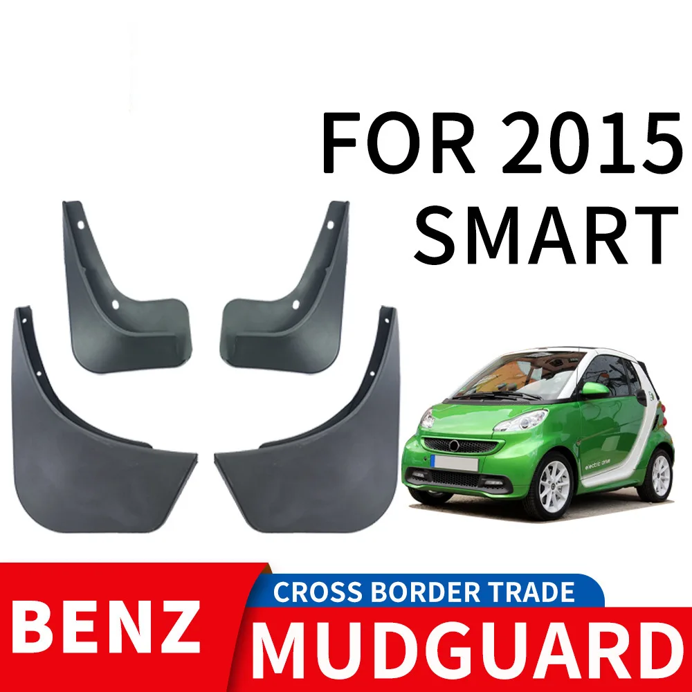 

For 2015 BENZ SMART Mudflaps Front Rear Flares Splash Guards Cover Car Accessoie