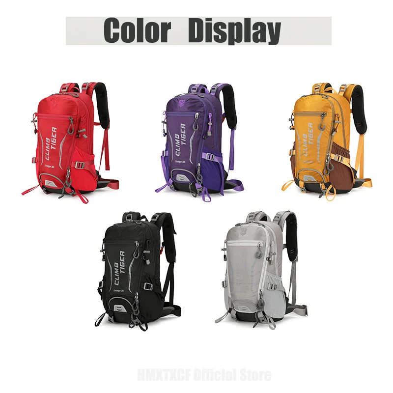 حقيبة ظهر خفيفة الوزن للمشي لمسافات طويلة للرجال والنساء، حقيبة نهارية قابلة للتنفس، تسلق الجبال، التخييم، 30 لترًا