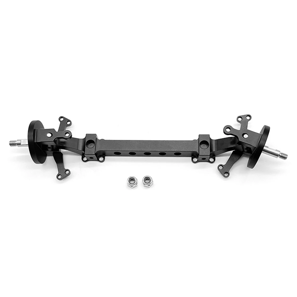 B05C-For 1/14 Tamiya Trailer Model Truck Aluminium Alloy Trailer Model Truck With Unpowered Front Axle Caster Simulation Axle