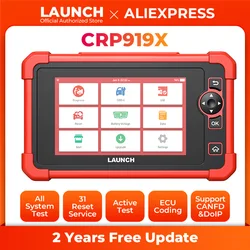 LAUNCH X431 CRP919X skaner obd2 samochodowe narzędzia diagnostyczne samochód CANFD DOIP kodowanie ECU OBDII profesjonalna darmowa wysyłka