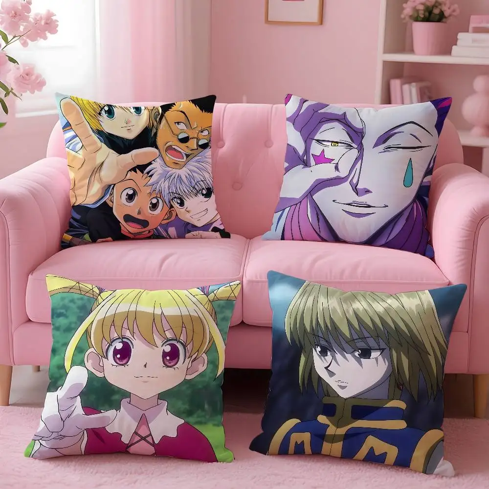 HUNTERxHUNTER Kissenbezug, Muster, bedruckter Kissenbezug für Wohnzimmer, Sofa, Kissenbezug und Schlafzimmerdekoration